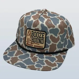 5perf Booze Hound Blue Old School Hat Camo