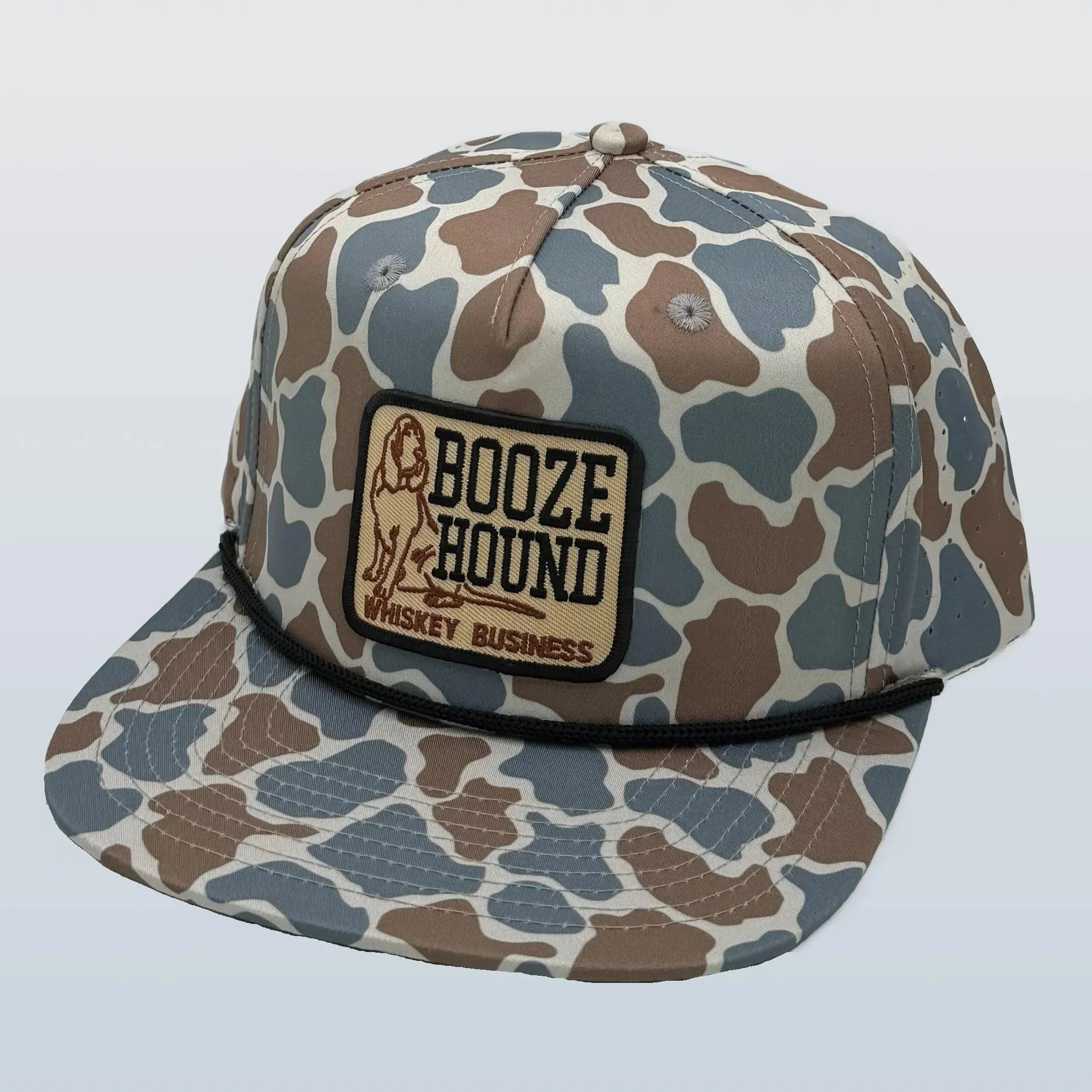 5perf Booze Hound Blue Old School Hat Camo