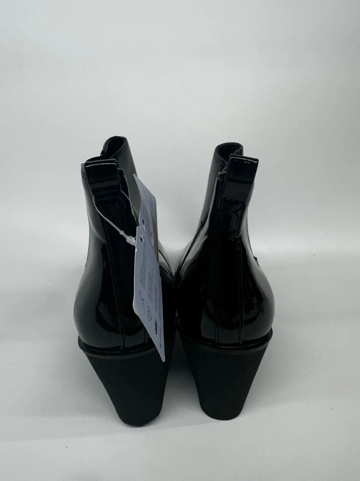 Aerosoles Women's Brandi Ankle Boot - Gloss Black, New, No Box, Size 9.5