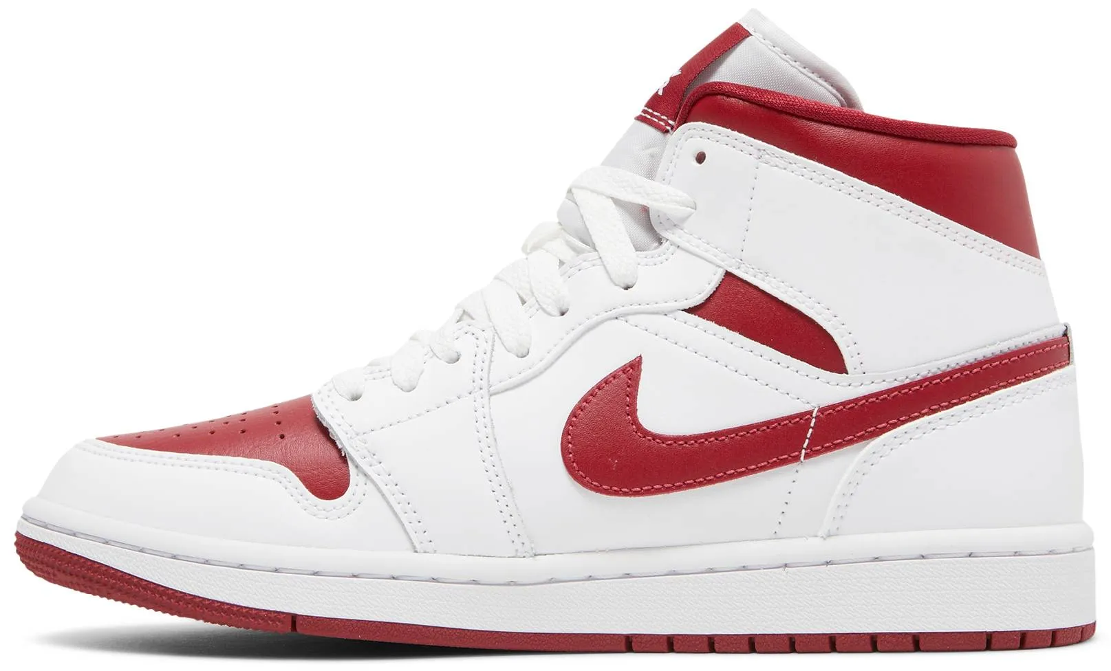 Air Jordan 1 Mid 'Reverse Chicago / White Pomegranate' (W)