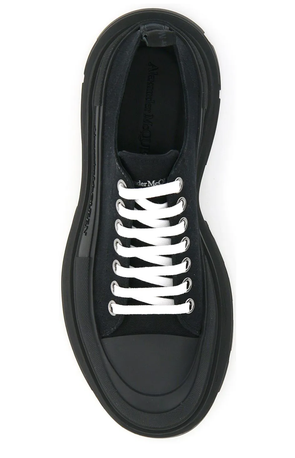 Alexander McQueen Tread Sleek Lace-Up Sneakers