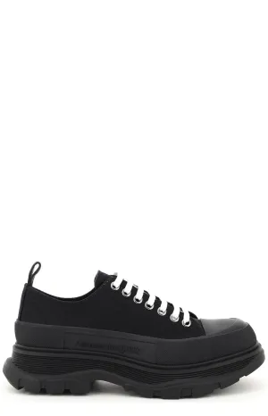 Alexander McQueen Tread Sleek Lace-Up Sneakers