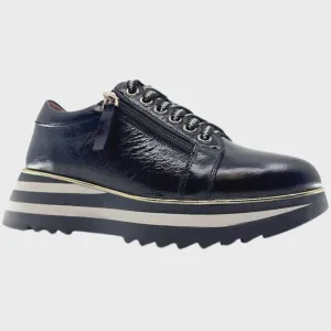 Alfie & Evie Hosting Sneakers Black Crush Patent Leather
