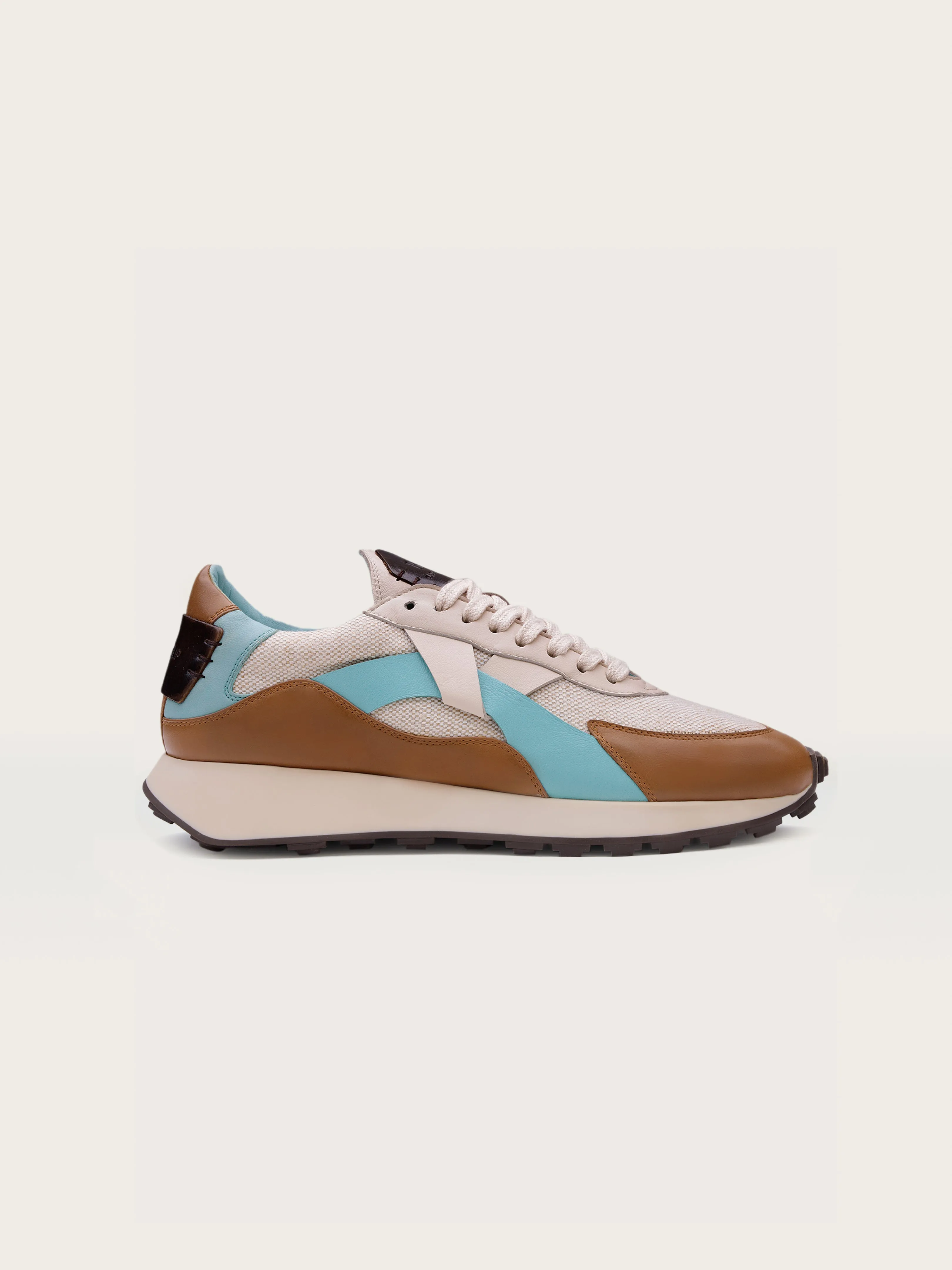 Arbi Sleek Sneaker - Natural Tan