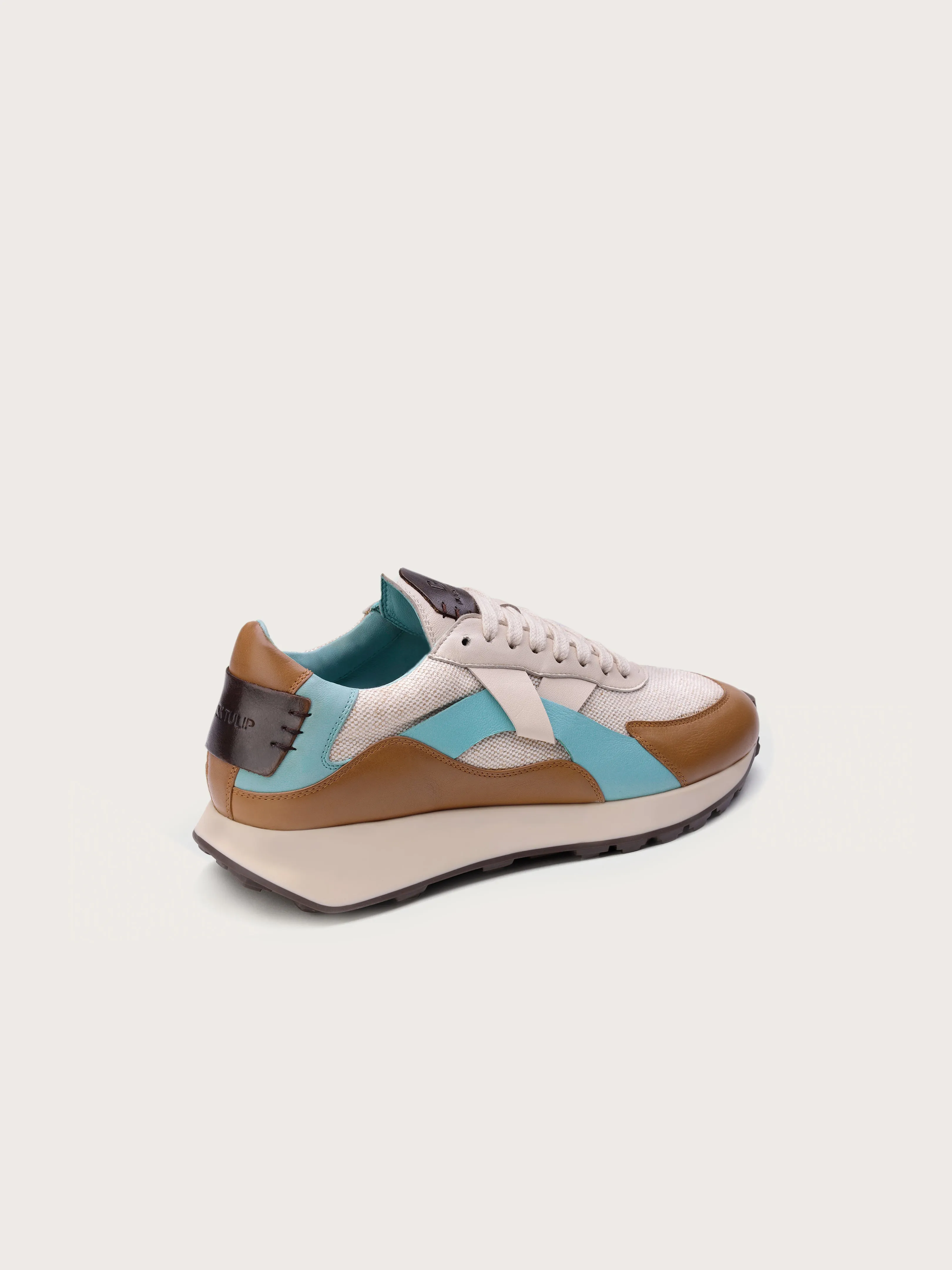 Arbi Sleek Sneaker - Natural Tan