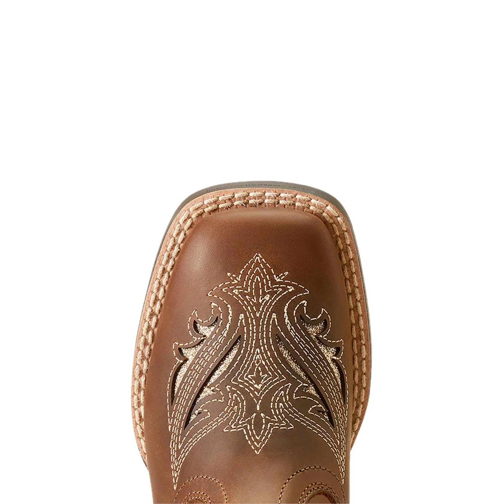 Ariat Children Girl's Round Up Bliss Sassy Brown Western Boot