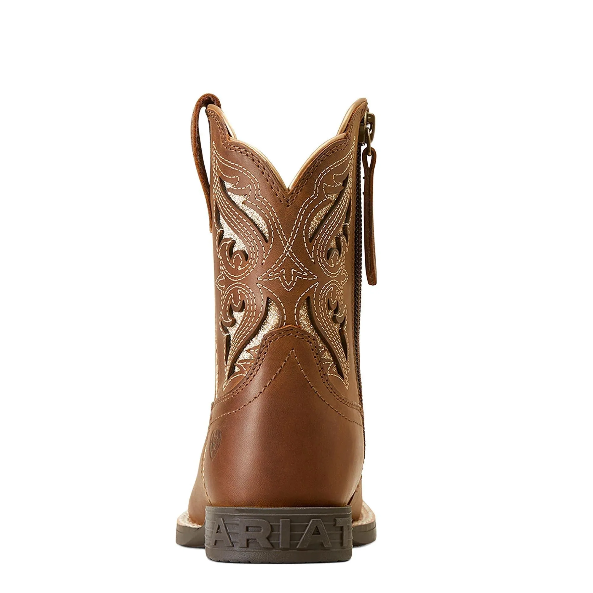 Ariat Children Girl's Round Up Bliss Sassy Brown Western Boot