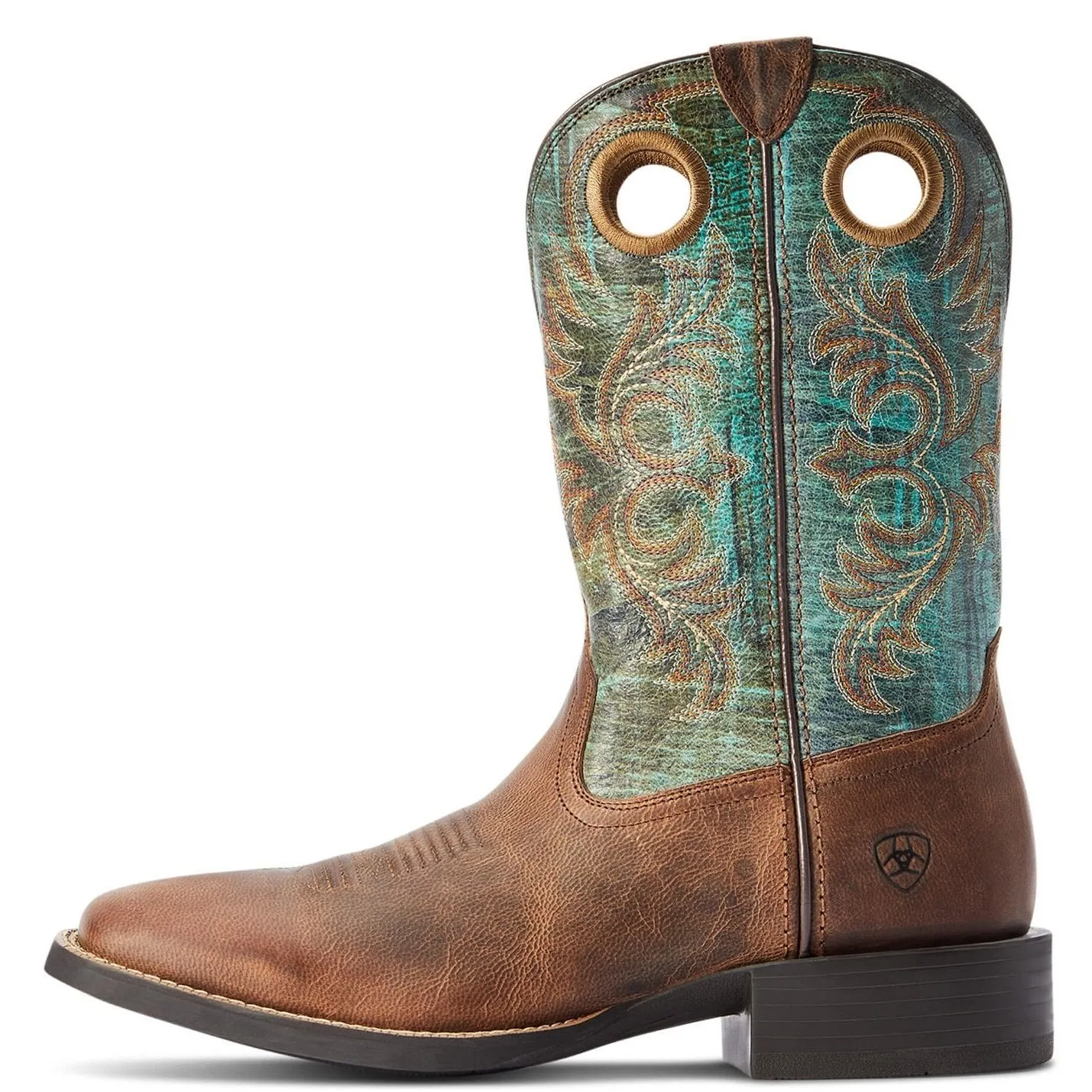 Ariat Men’s Cowboy Boots 12.5" Sport Rodeo Wide Square Toe -Clearance