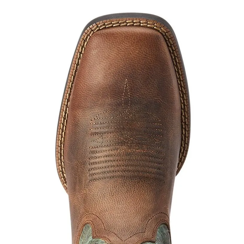 Ariat Men’s Cowboy Boots 12.5" Sport Rodeo Wide Square Toe -Clearance