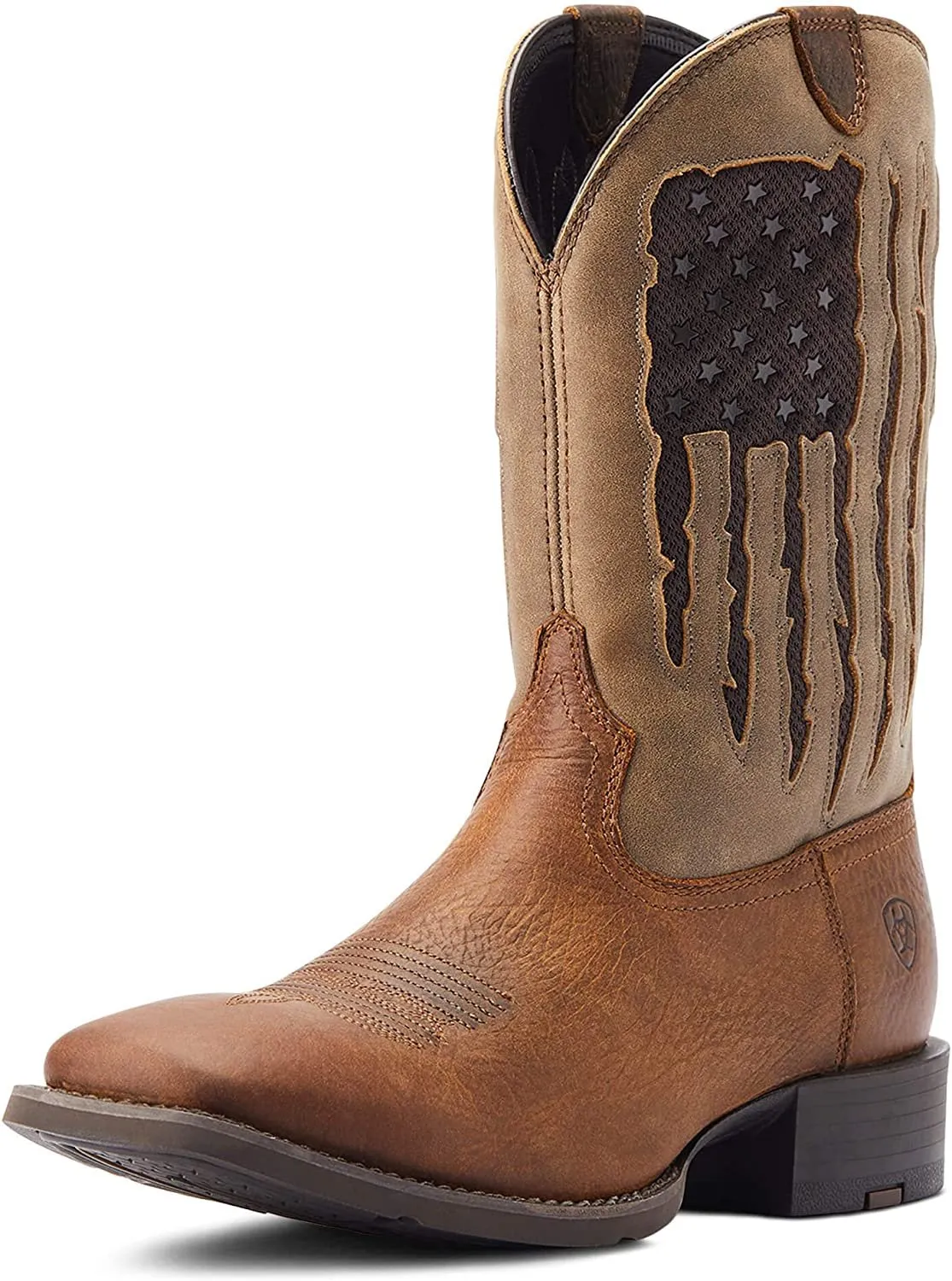 Ariat Men's Sport My Country Venttek Western Boot, Faithful Brown