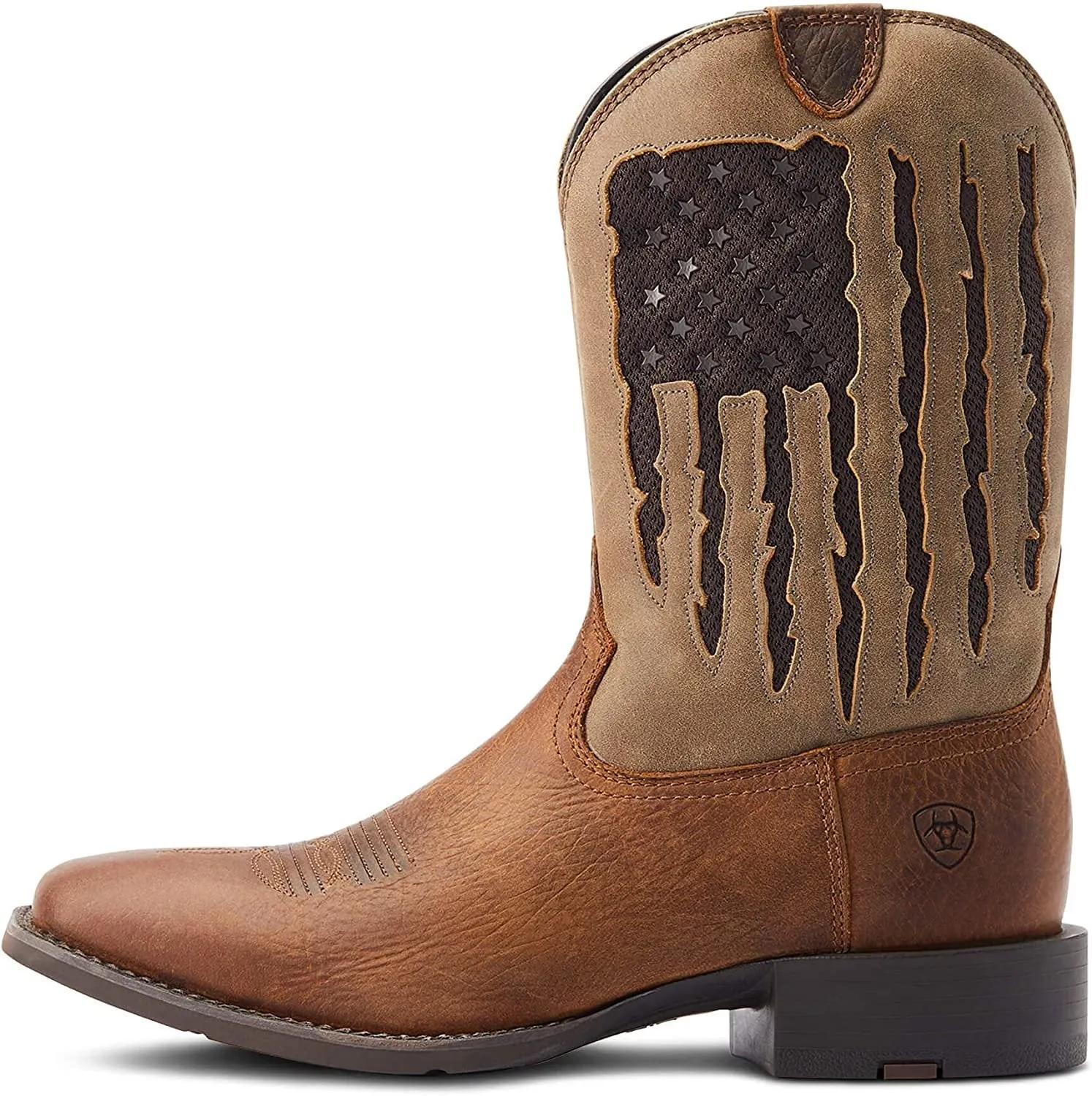 Ariat Men's Sport My Country Venttek Western Boot, Faithful Brown
