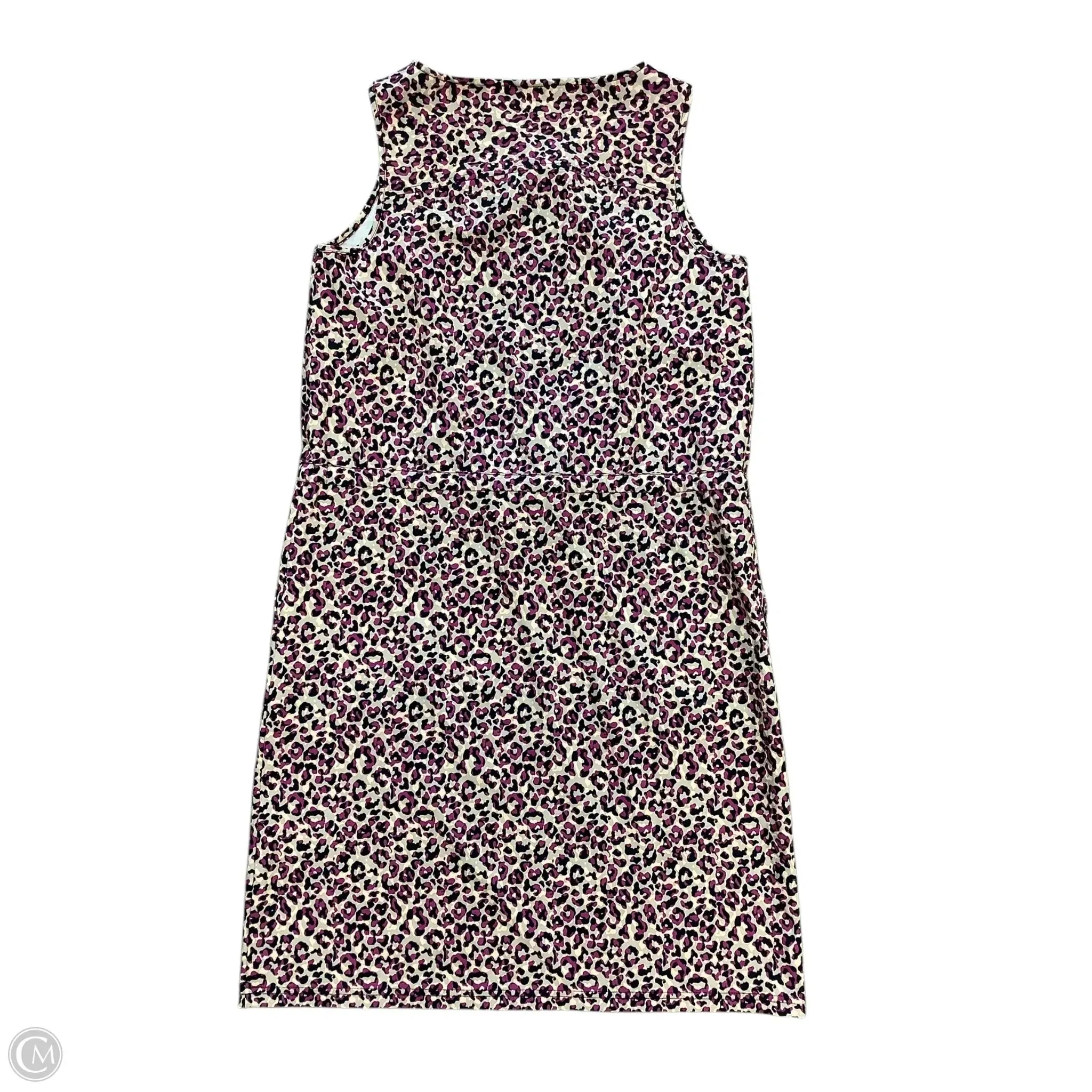 Athletic Dress By Chicos In Purple & Tan, Size: 4