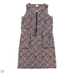 Athletic Dress By Chicos In Purple & Tan, Size: 4