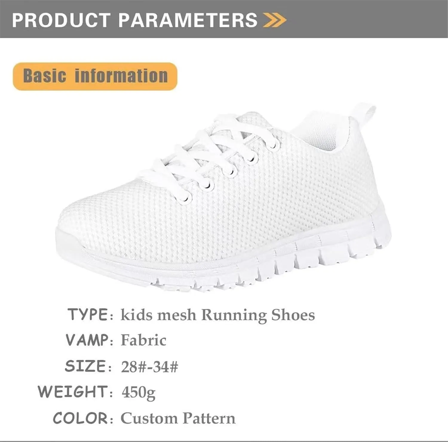 Athletic Shoes for Girls Boys Sneakers Outdoor Hiking Running Shoes Comfortable Walking Tennis Shoes