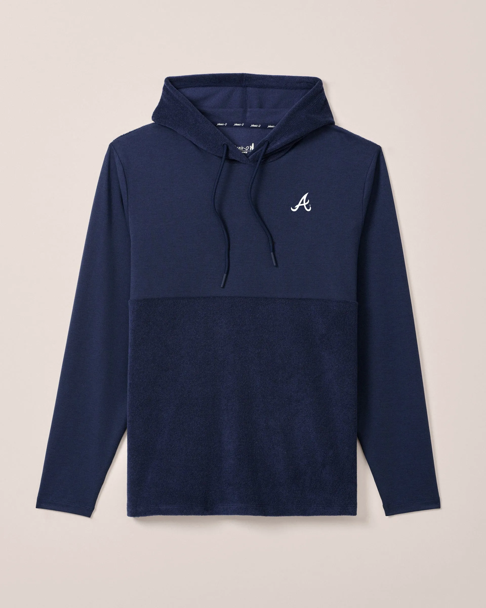 Atlanta Braves Haggard Mixed Media Hoodie