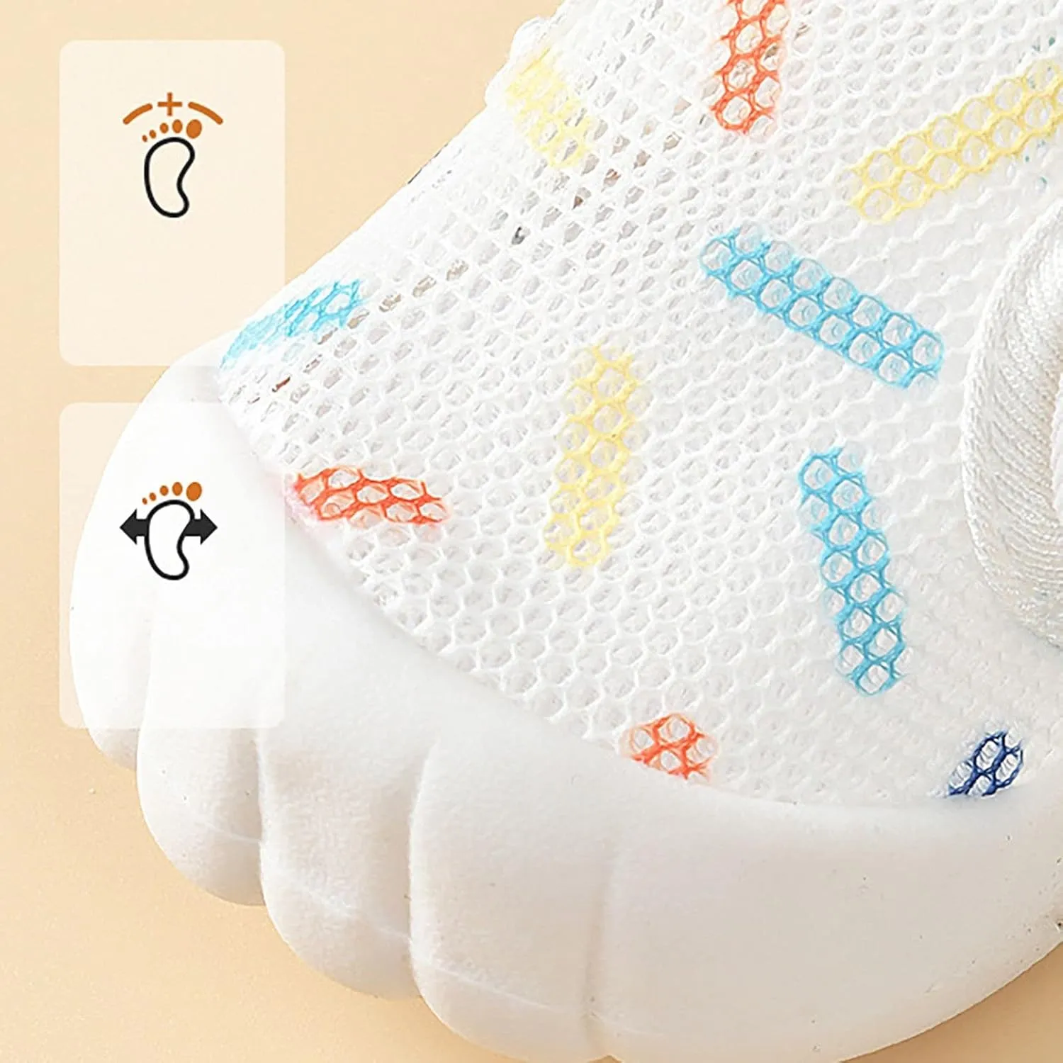 Baby Breathable Water Shoes Toddler Quick-Dry Mesh Barefoot Sneakers Beach Sandals Infant Boys Girls Hollow Sandals