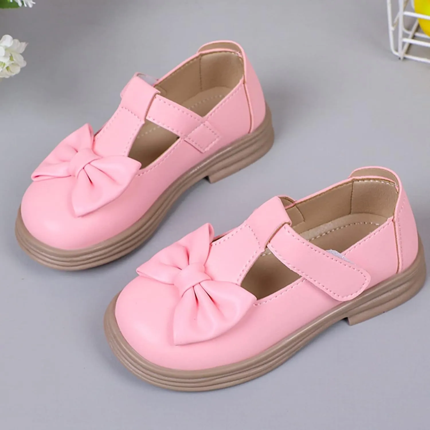 Baby Girl Mary Jane Dress Shoes Kids Platform Uniform Shoes School Oxford Flats for Kids Party Wedding Shoes