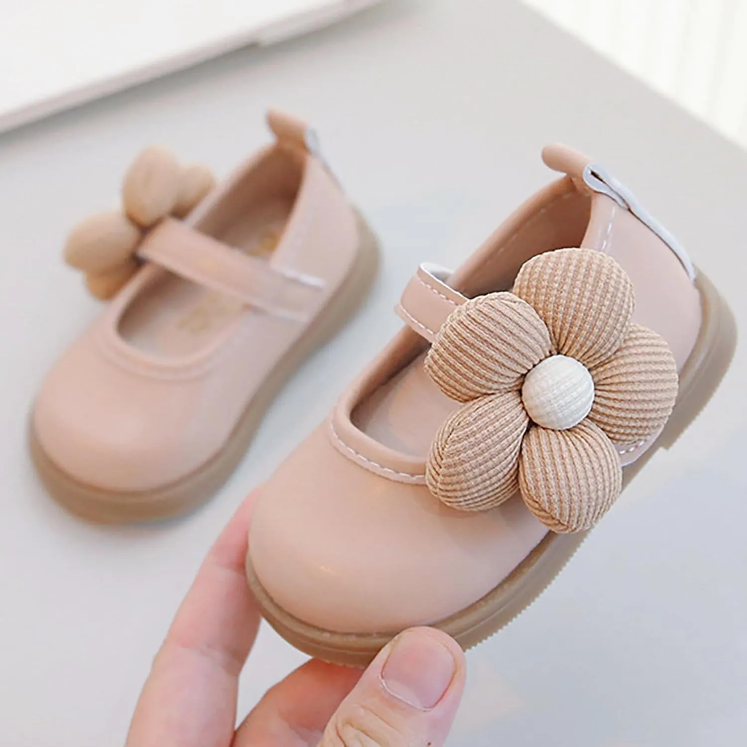 Baby Girls Dress Shoes Mary Jane Flats for Party School Wedding Ballet Shoes Flower Girls Dress Shoes