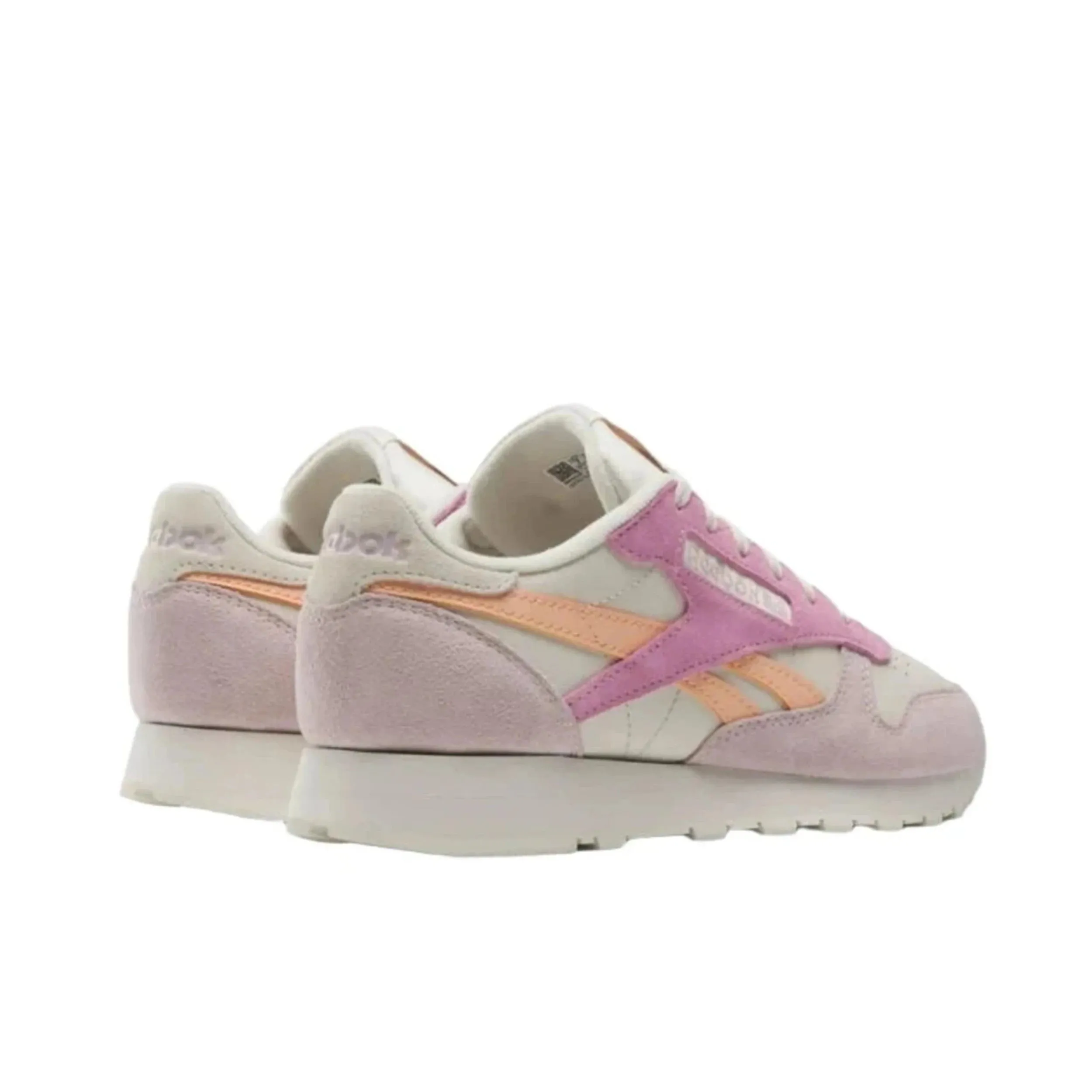 Beige Classic Leather Sneakers