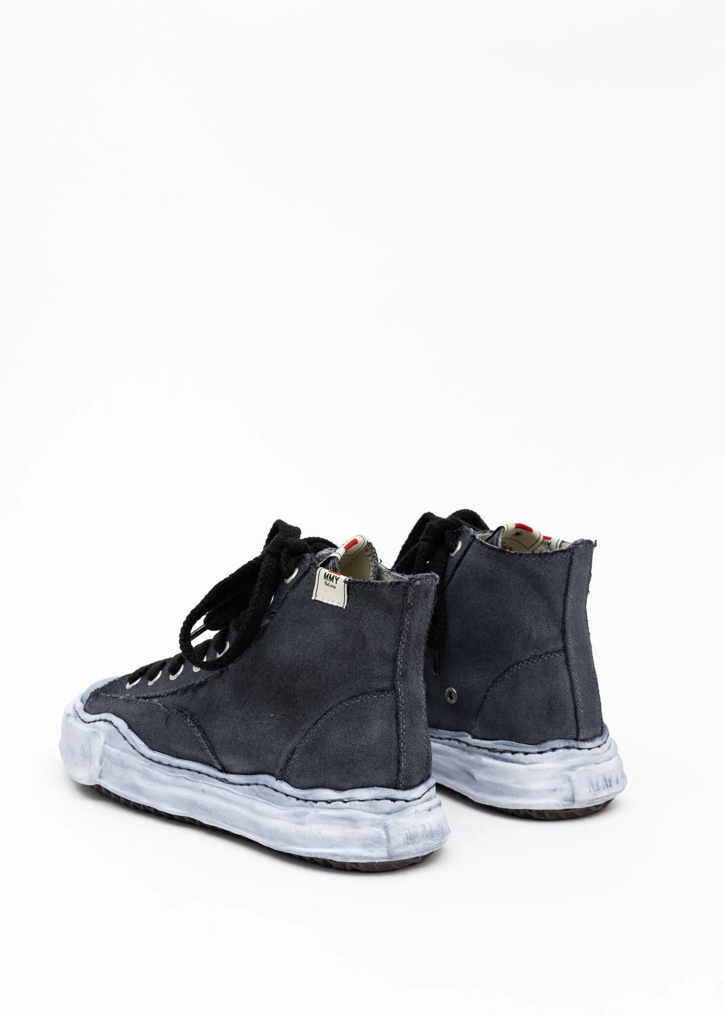 Black Original Sole Overdyed Hitop Sneaker