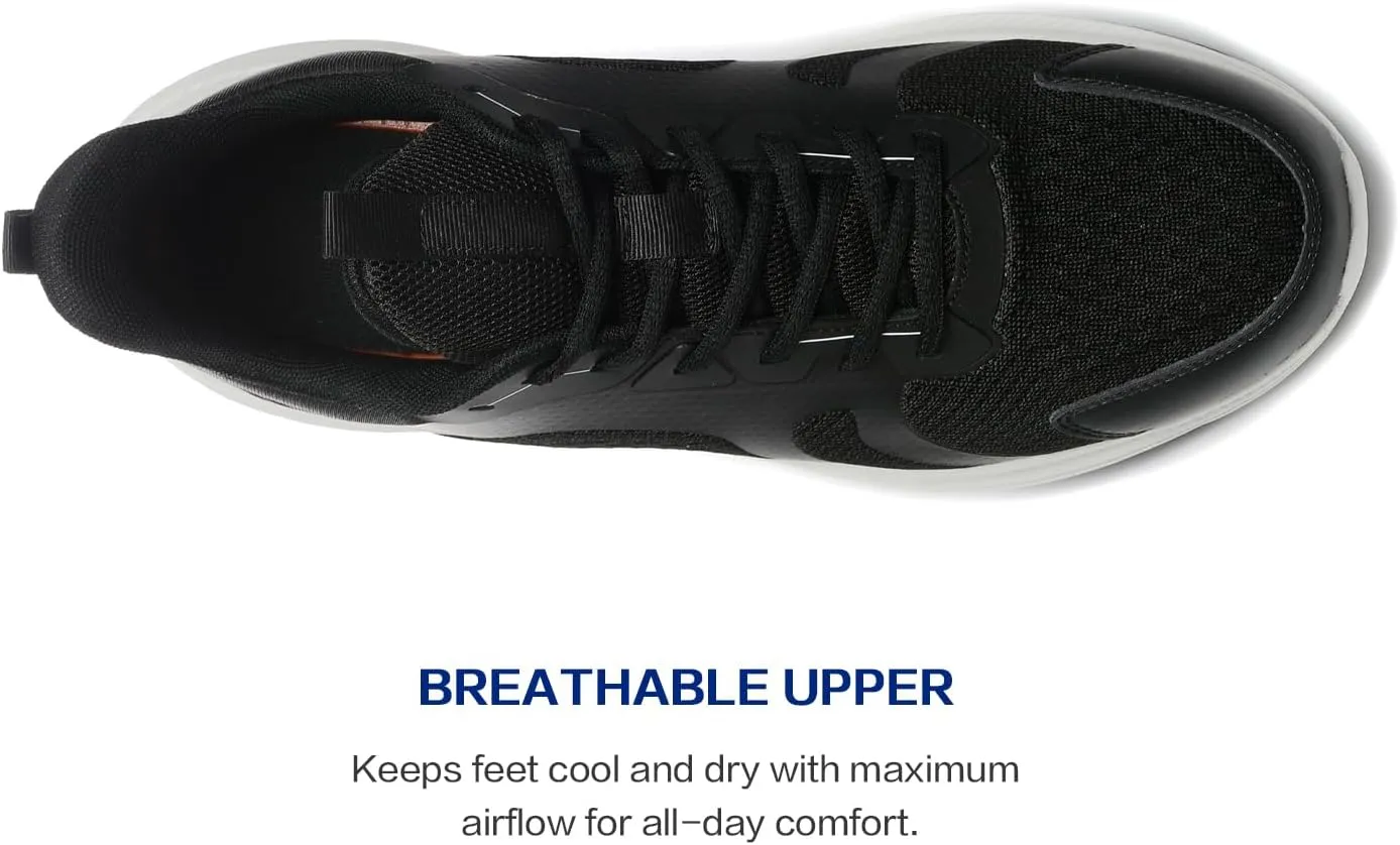 BOGOVER Men's Running Shoes, Lightweight Breathable Walking Shoes Non Slip Tennis Shoes Movepropel Athletic Fashion Sneakers