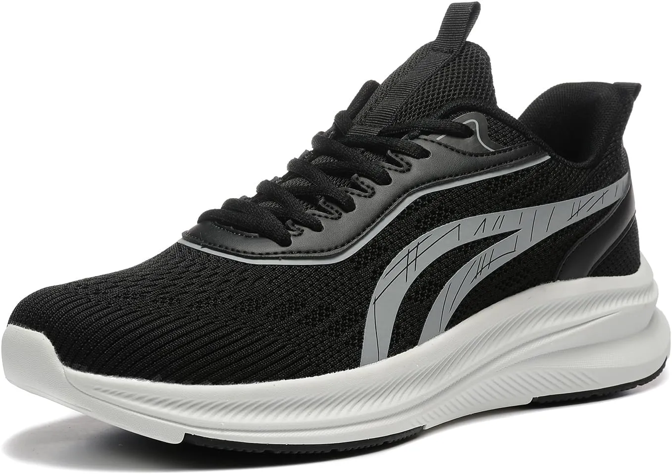BOGOVER Men's Running Shoes, Lightweight Breathable Walking Shoes Non Slip Tennis Shoes Movepropel Athletic Fashion Sneakers