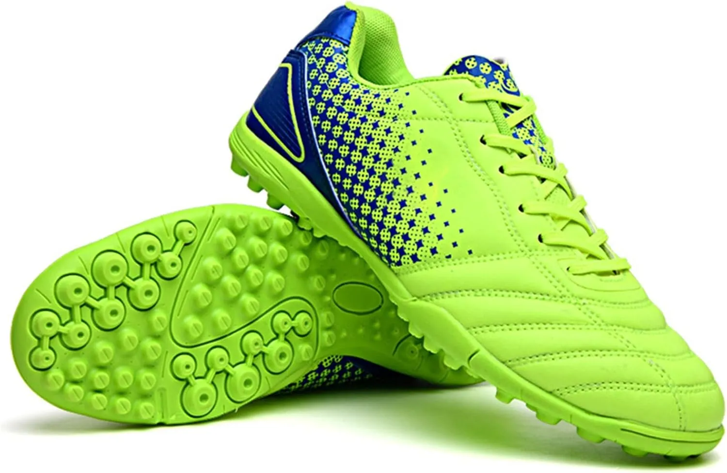 Boys Girls Outdoor Football Soccer Sneaker Cleats Firm Artificial Ground Shoe Training Athletic Shoes