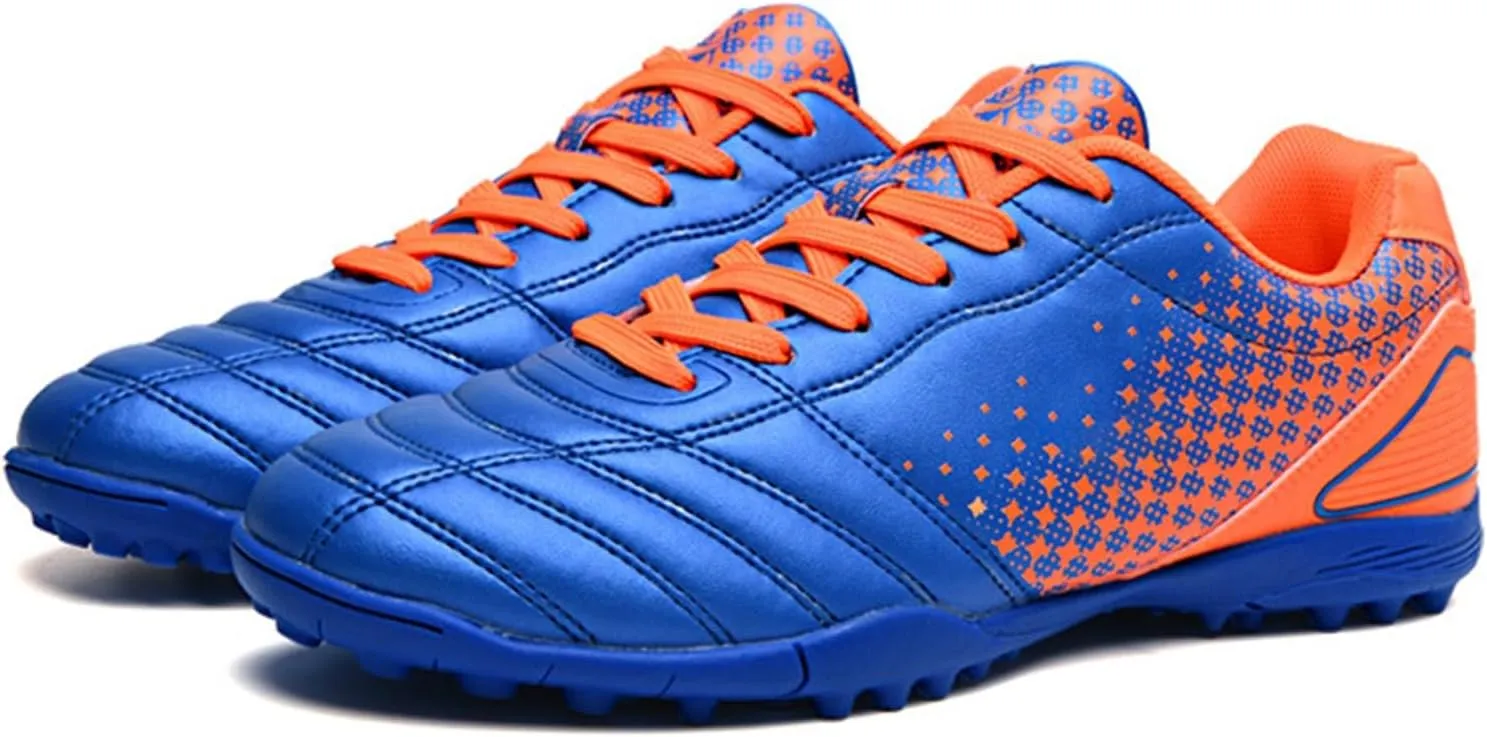 Boys Girls Outdoor Football Soccer Sneaker Cleats Firm Artificial Ground Shoe Training Athletic Shoes