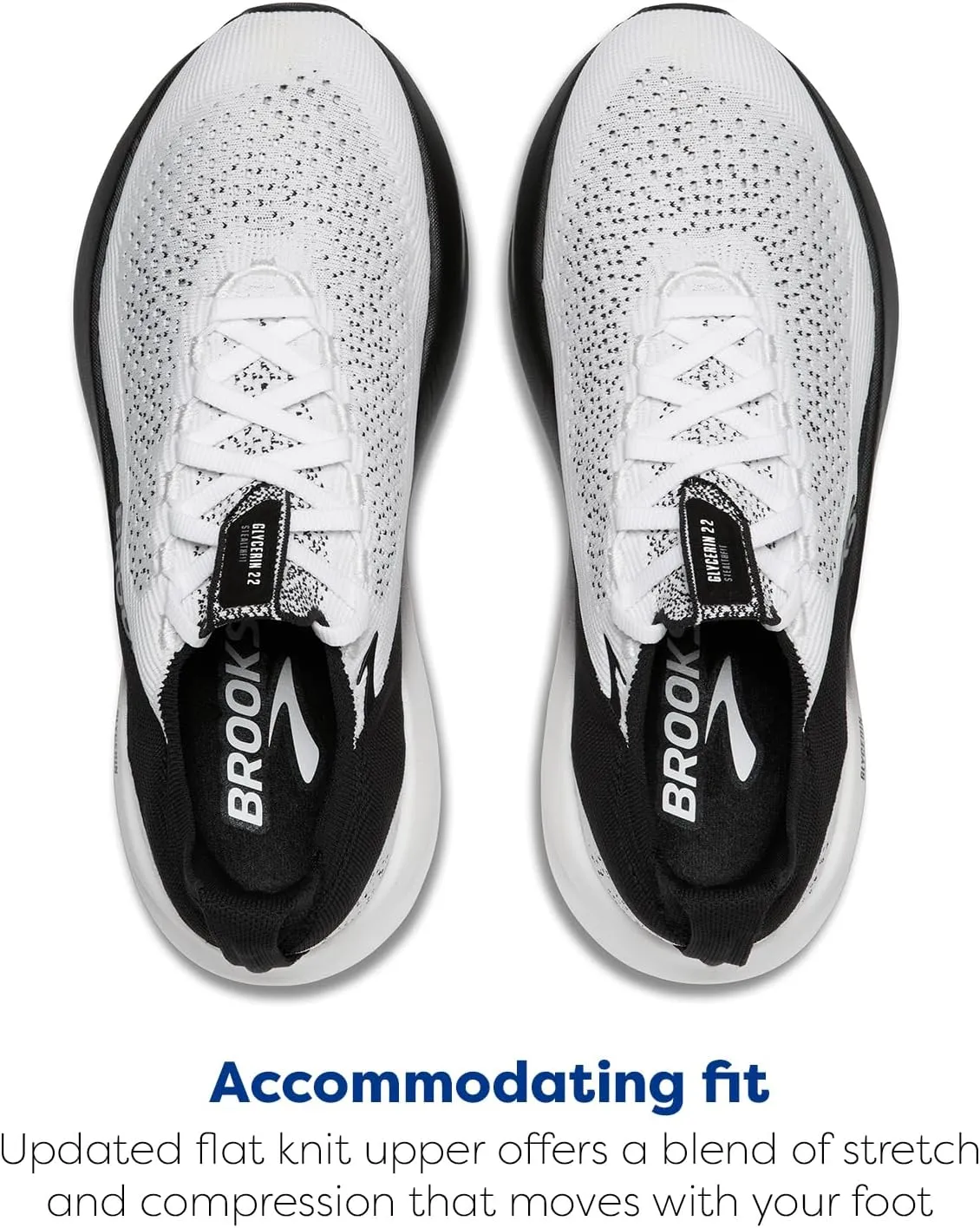 Brooks Mens Glycerin Stealthfit 22 Neutral Running Shoe