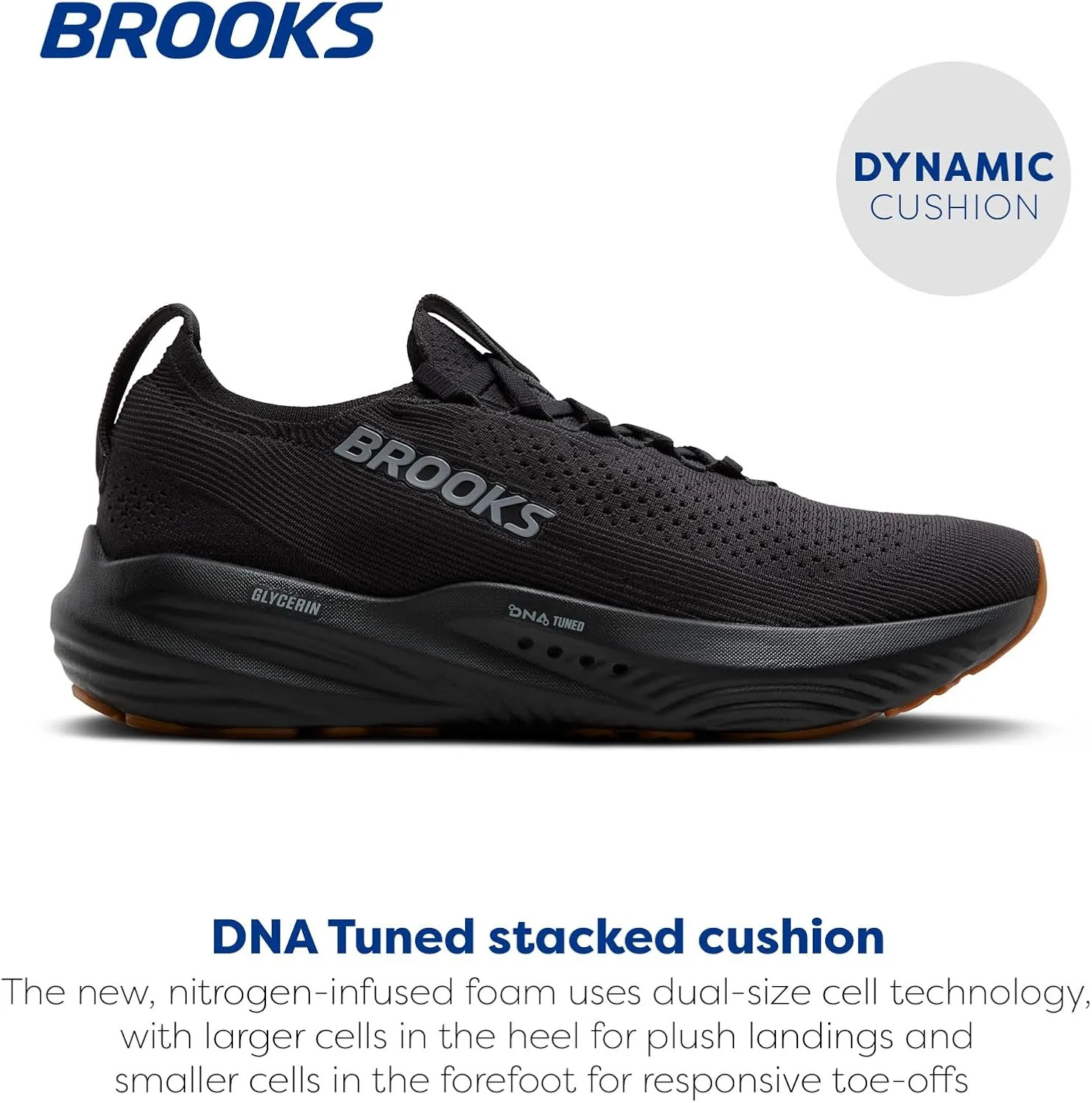 Brooks Mens Glycerin Stealthfit 22 Neutral Running Shoe