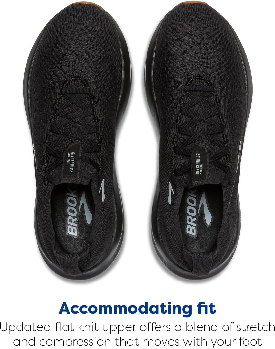 Brooks Mens Glycerin Stealthfit 22 Neutral Running Shoe