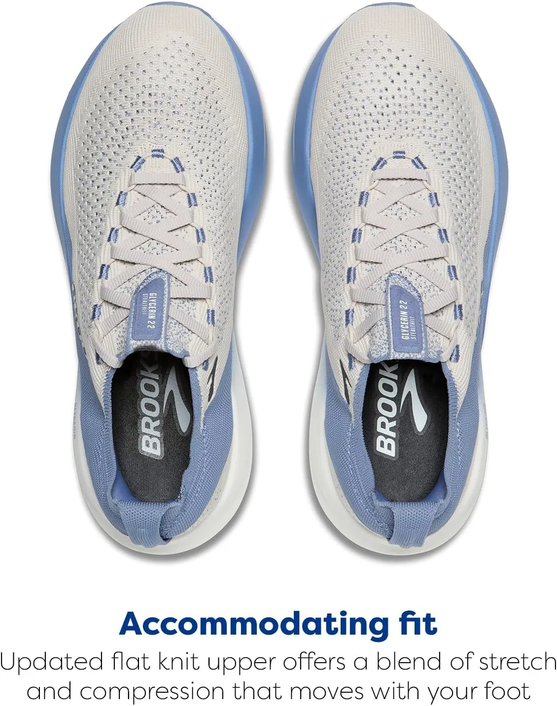 Brooks Mens Glycerin Stealthfit 22 Neutral Running Shoe