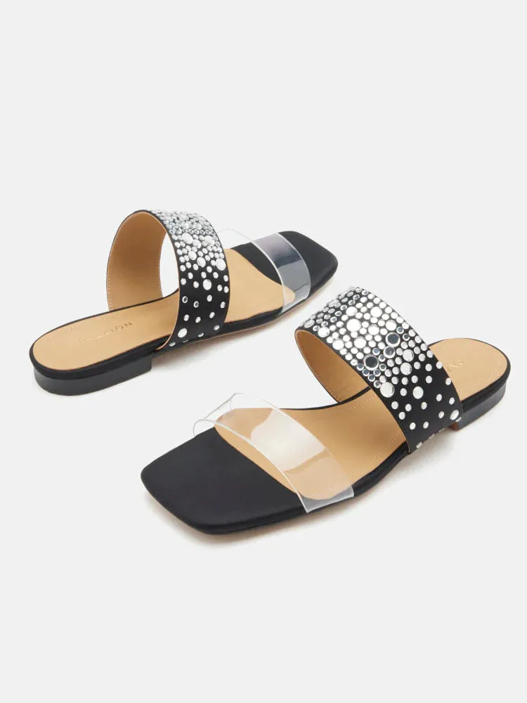 Carolina Crystal Embellished Slides