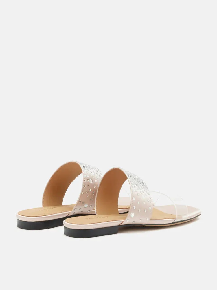 Carolina Crystal Embellished Slides