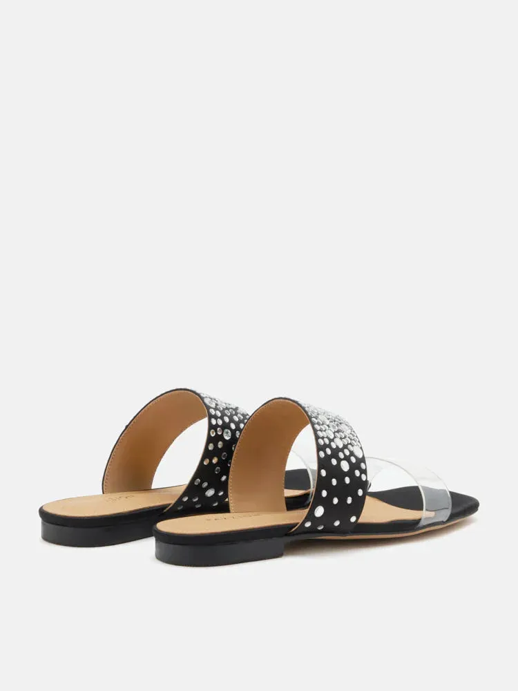 Carolina Crystal Embellished Slides