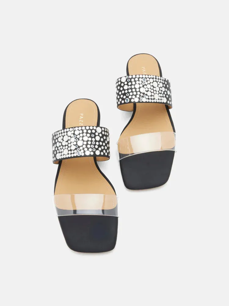 Carolina Crystal Embellished Slides