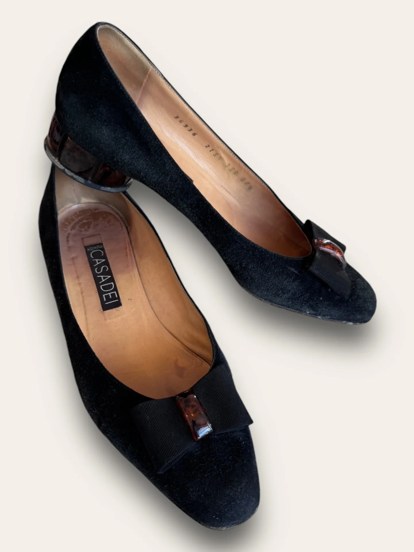 Casadei Black Pumps 5 RRP $400