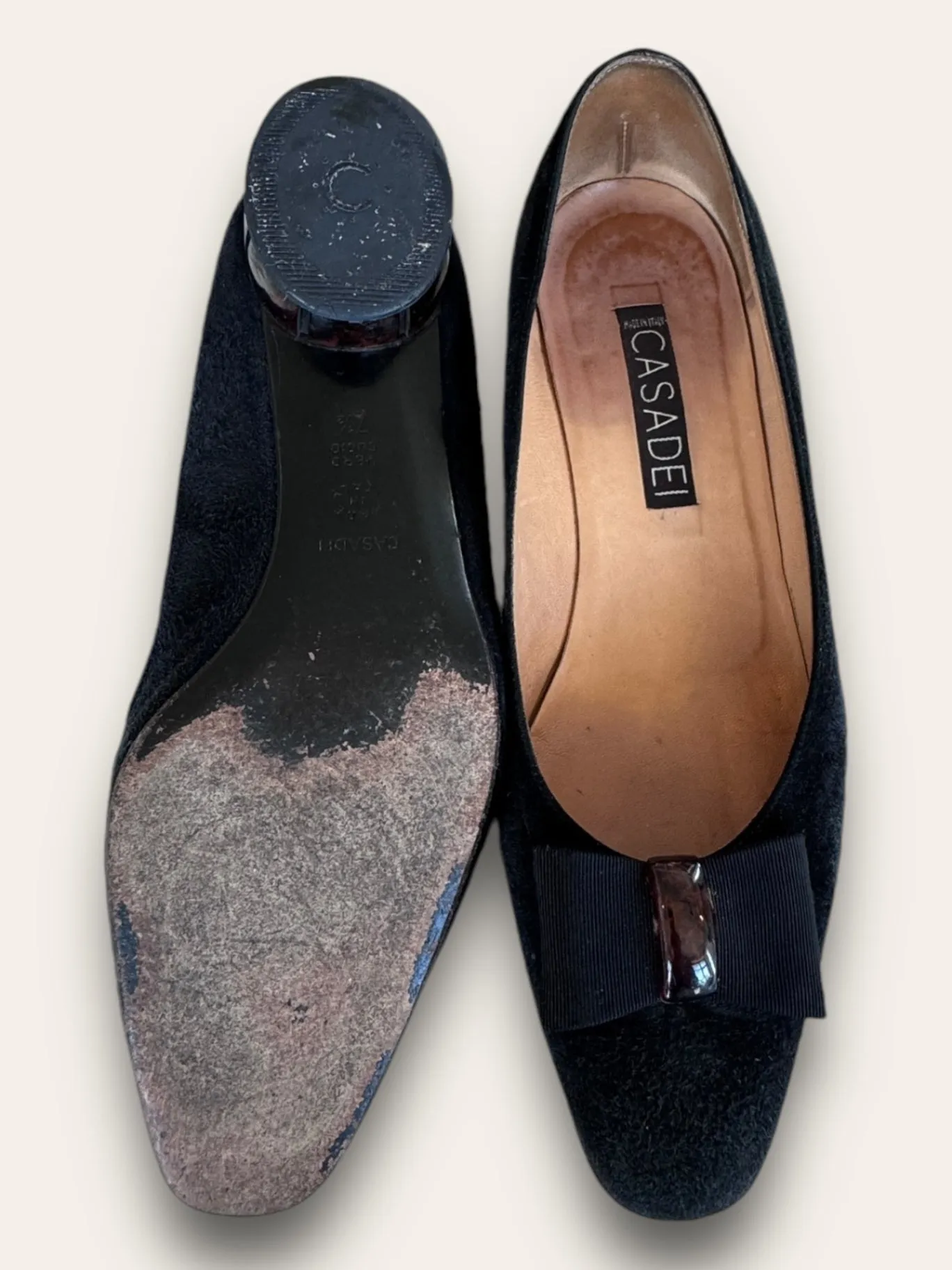 Casadei Black Pumps 5 RRP $400