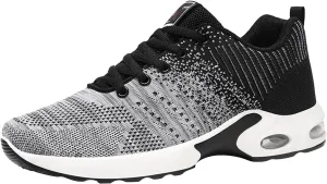 Cathalem Running Shoes for Women Air Running Shoes Non Slip Walking Sneakers Mesh Air Cushion Sneakers for Gym Workout