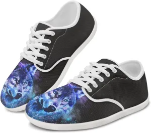 chaqlin Athletic Dress Shoes for Men Animal Print Low Top Sneaker Fashion Classic Lace Up Tennis Breathable Shoe