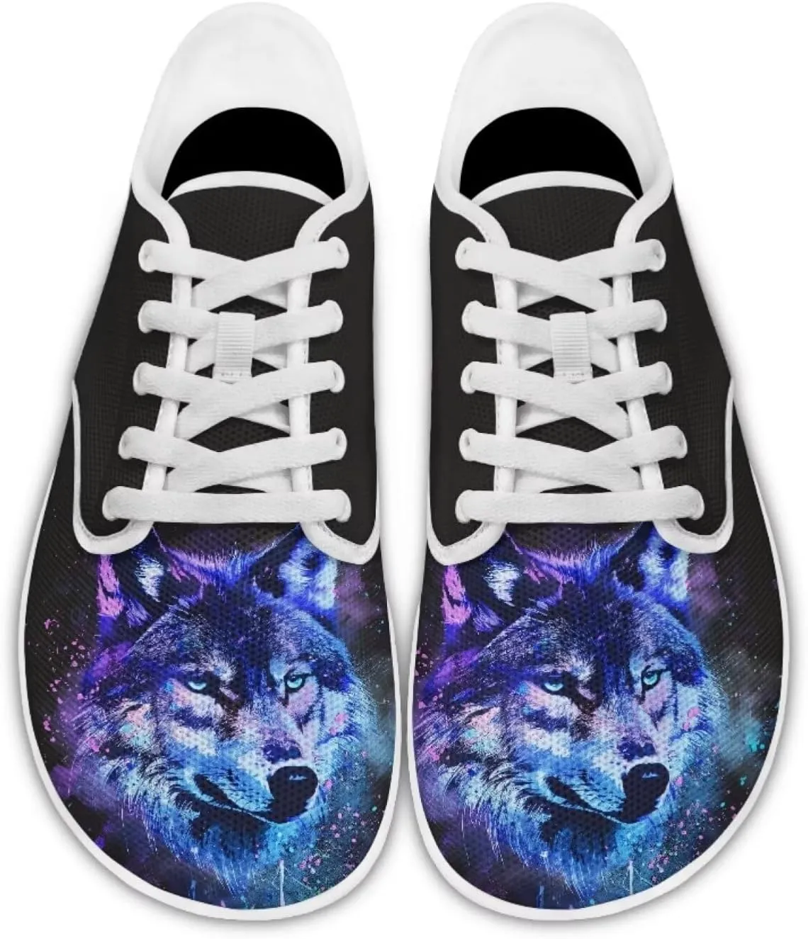 chaqlin Athletic Dress Shoes for Men Animal Print Low Top Sneaker Fashion Classic Lace Up Tennis Breathable Shoe