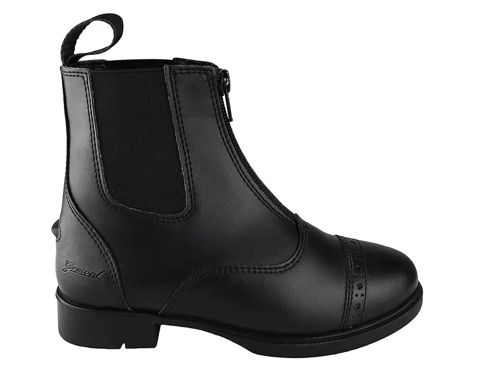 Children's Zip Up Synthetic Paddock Boots