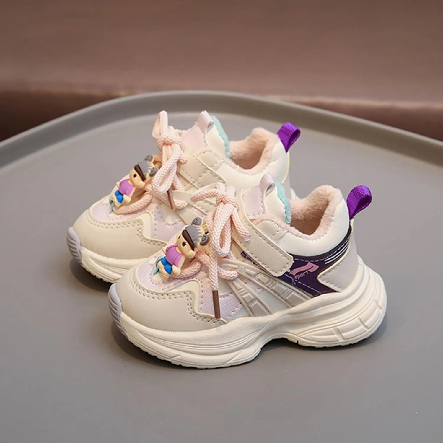 Chunky Sneakers for Toddler Kids Comfortable Lace-up Casual Fashion Tennis Shoes Boys Girls Kids Slip on Shoes Girls