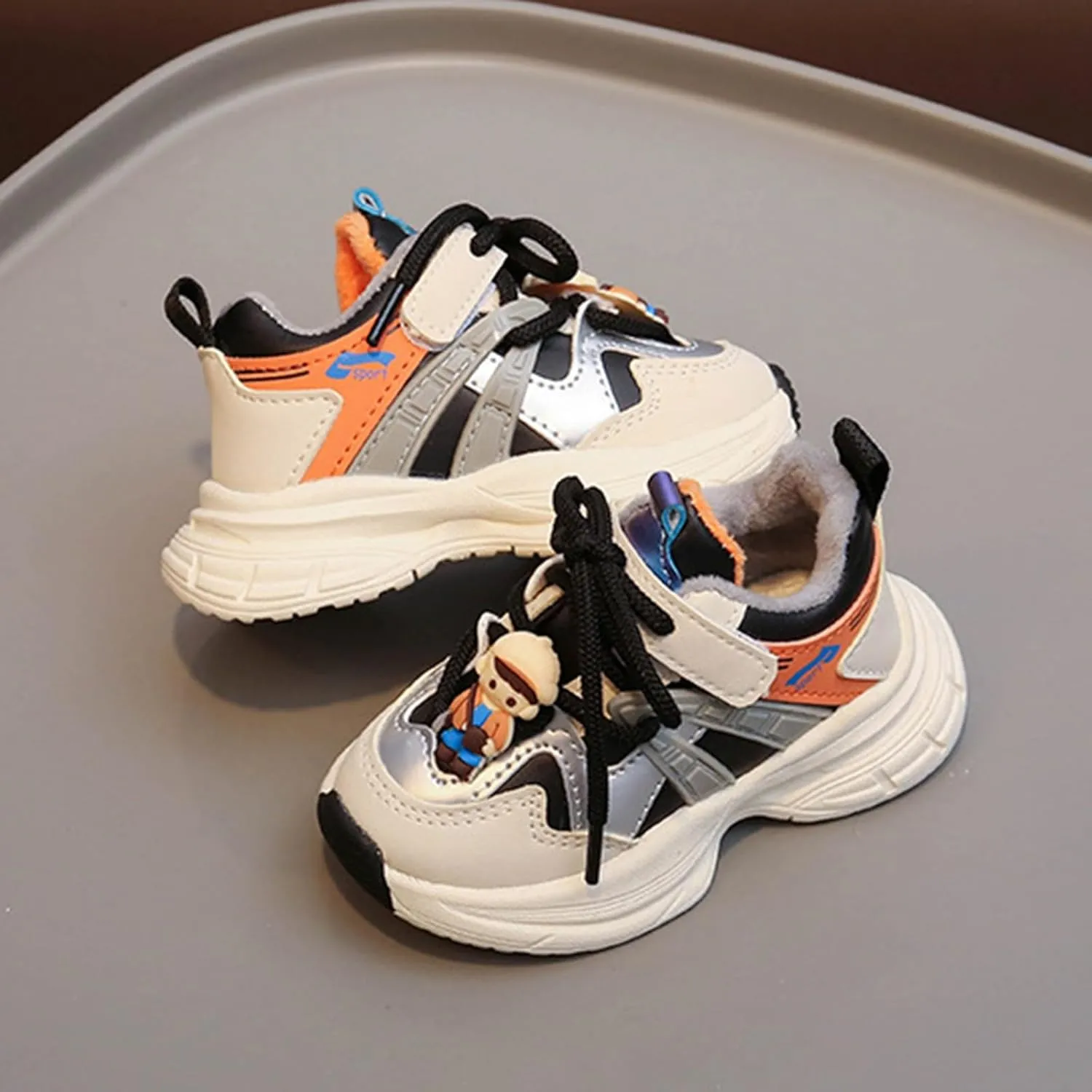 Chunky Sneakers for Toddler Kids Comfortable Lace-up Casual Fashion Tennis Shoes Boys Girls Kids Slip on Shoes Girls