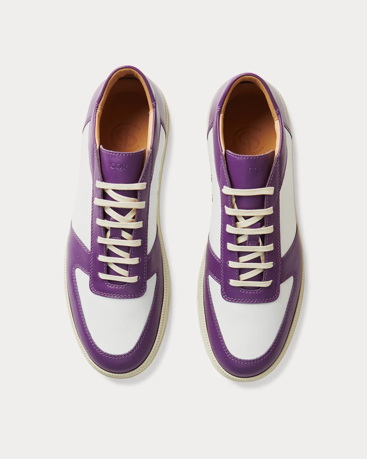 Cingo White / Purple Low Top Sneakers