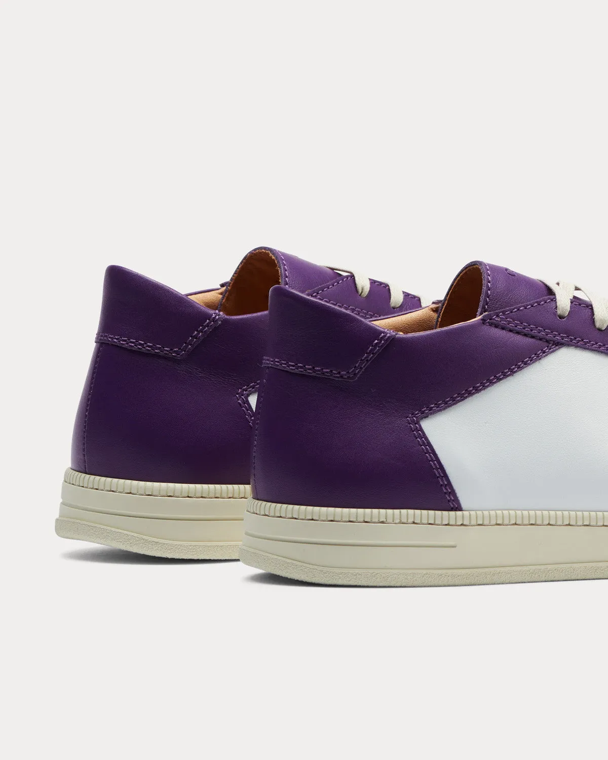 Cingo White / Purple Low Top Sneakers
