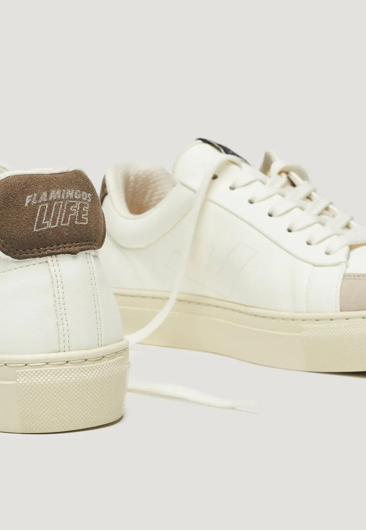Classic 70s Sneakers - White Khaki Ecru