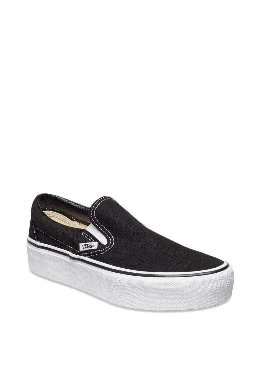 Classic Slip-on Platfom - Black