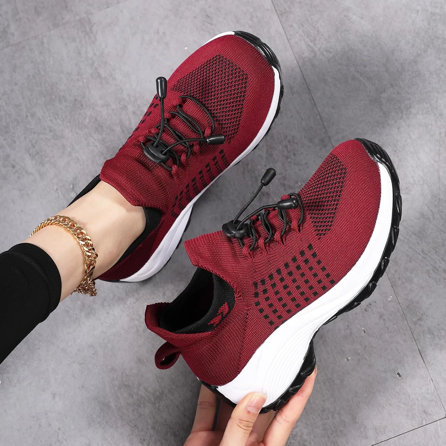 Comfort Wear Orthowear Shoes for Women&Men Orthopedic Shoes Lightweight Casual Breathable Running Walking Sneakers Non Slip Stretch Cushion Shoe Athletic Ortho Comfortwear for Plantar Fasciitis Unisex