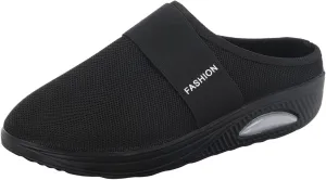 Cushion Mules for Women Lightweight Breathable Comfortable Walking Shoes Arch Support Orthopedic Nursing Shoes